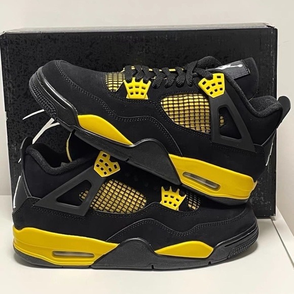 Jordan Other - Air Jordan Retro 4 Thunders Black/Yellow